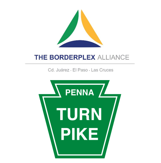 Logos of The Borderplex Alliance and the Pennsylvania Turnpike