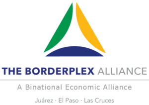 The Borderplex Alliance logo, a binational economic alliance of Juarez, El Paso, Las Cruces