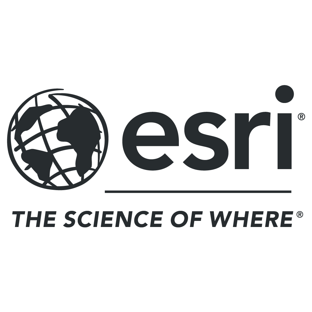 Esri logo with globe icon and tagline 'The Science of Where'