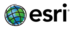 Esri logo with green and blue globe icon