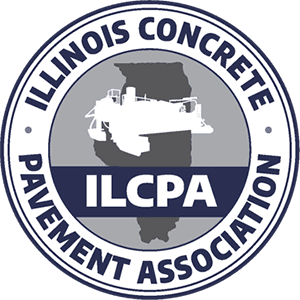 Illinois Concrete Pavement Association (ILCPA) circular seal logo