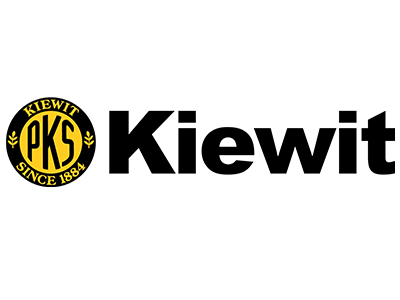 Kiewit logo, since 1884