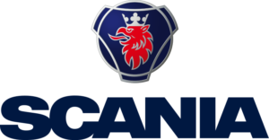 Scania logo with griffin crest
