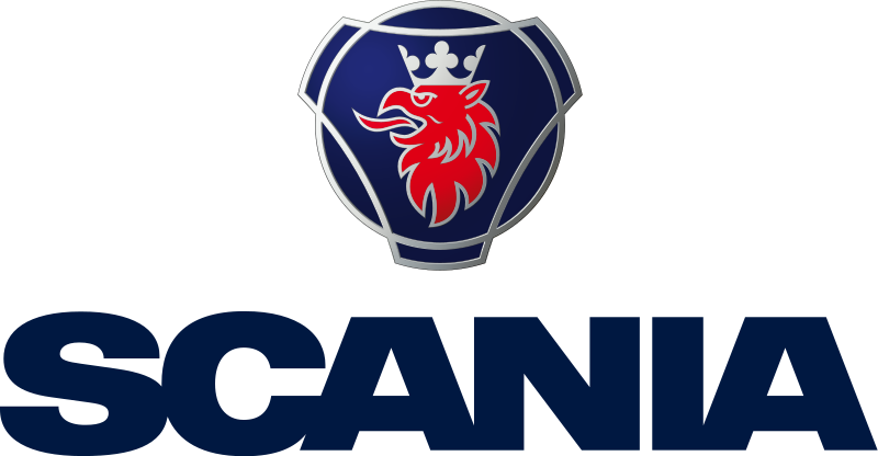 Scania logo with griffin crest