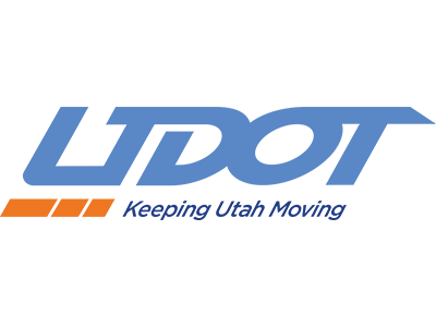 Utah Department of Transportation (UDOT) logo with tagline Keeping Utah Moving